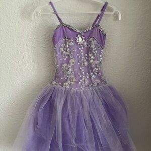 Purple Kids Costume Dress